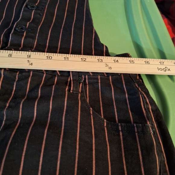 Black and Brown Striped Shortall - Picture 6 of 8